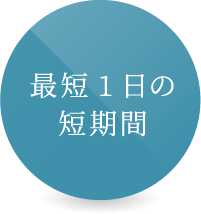 最短1日の短期間